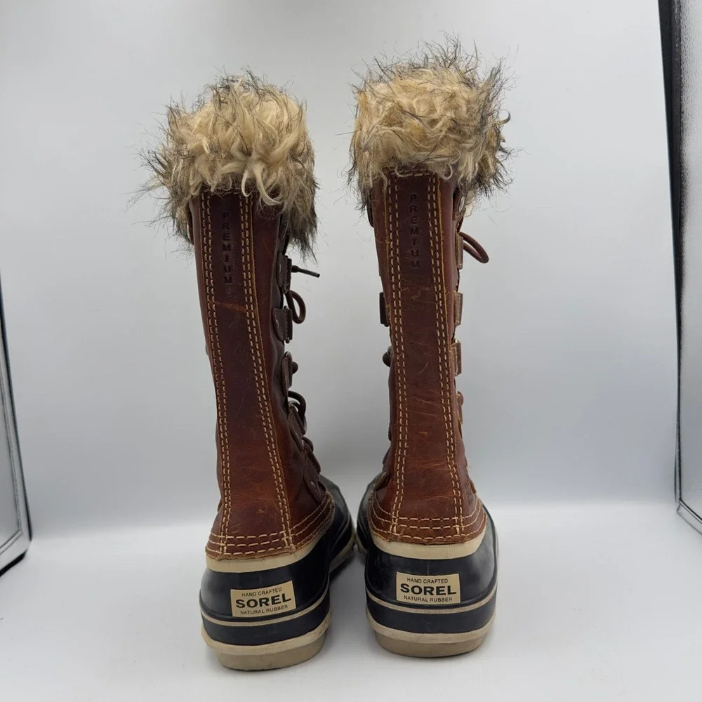 Sorel Womens Joan of Arctic Waterproof Winter Snow Boots Brown LL1804-206 Size 7
